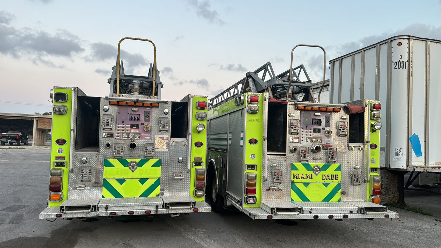 2008 Spartan Gladiator 60' rear-mount aerial fire truck (USED)